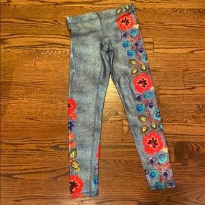 Terez leggings size small adorable floral print